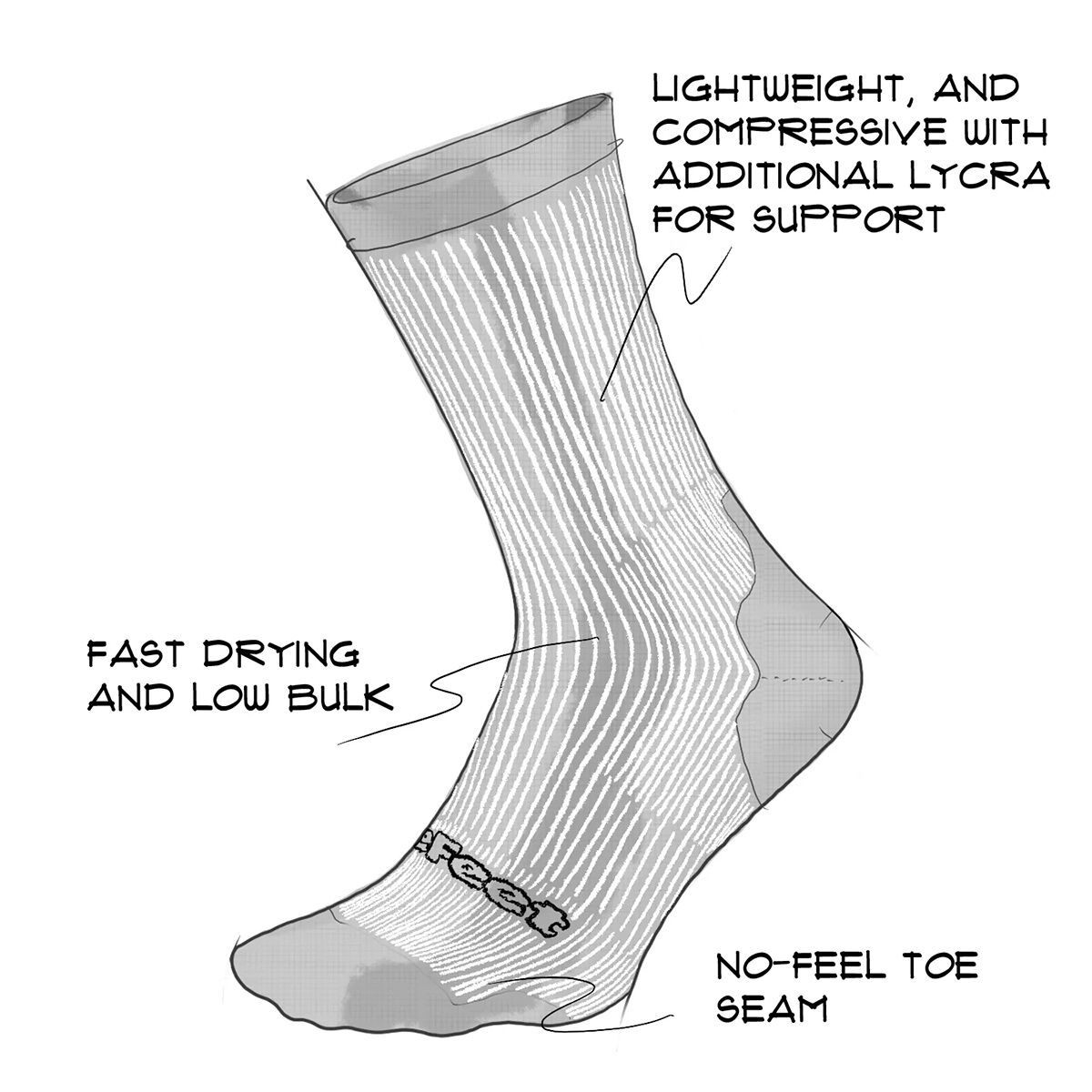 DeFeet Evo Classique 6in Sock