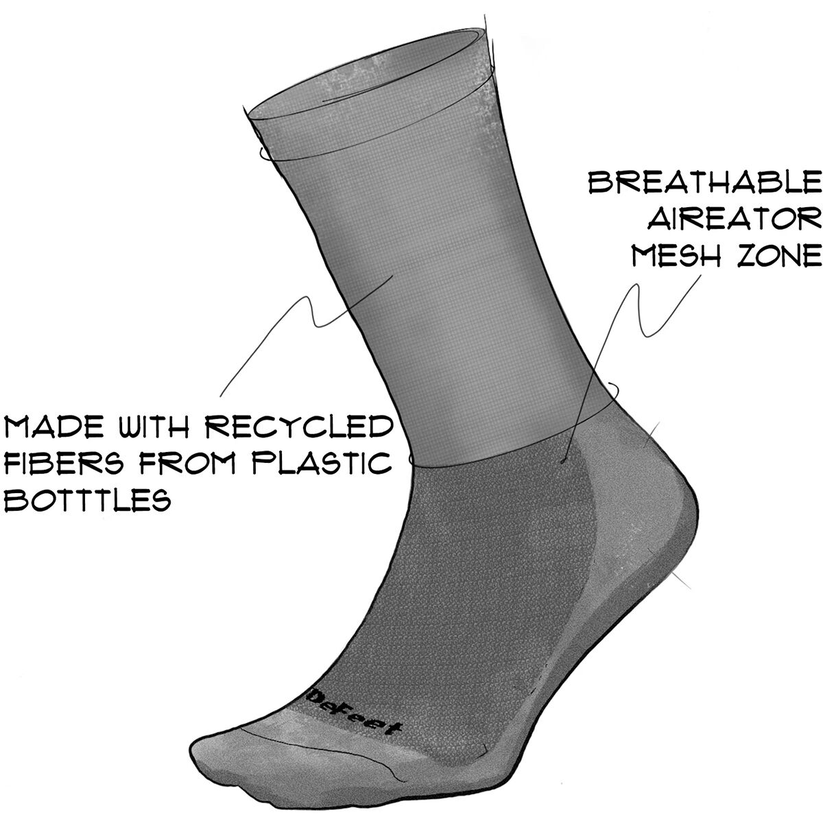 DeFeet Aireator 4in Sock - Women´s