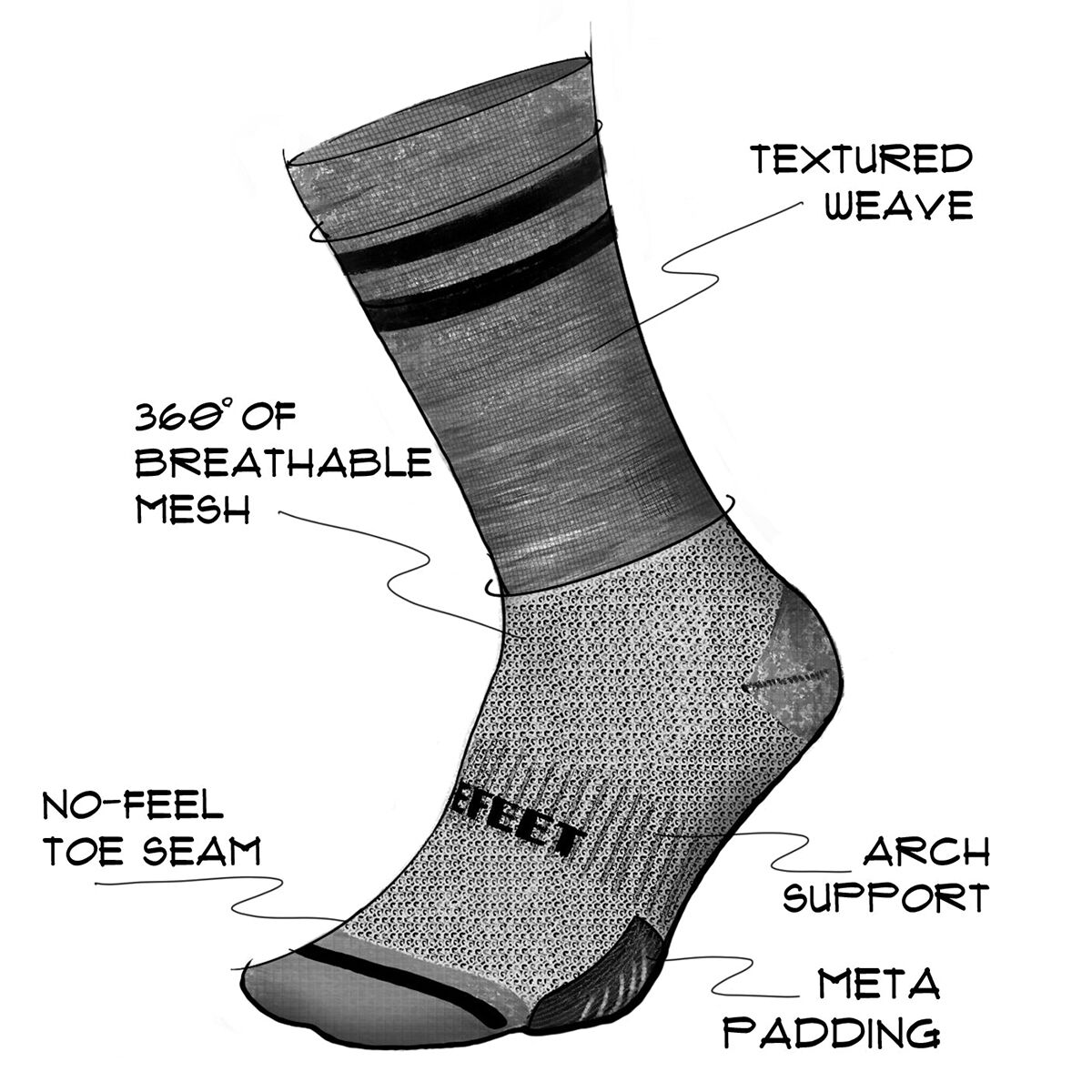 DeFeet Cyclismo 6in Sock