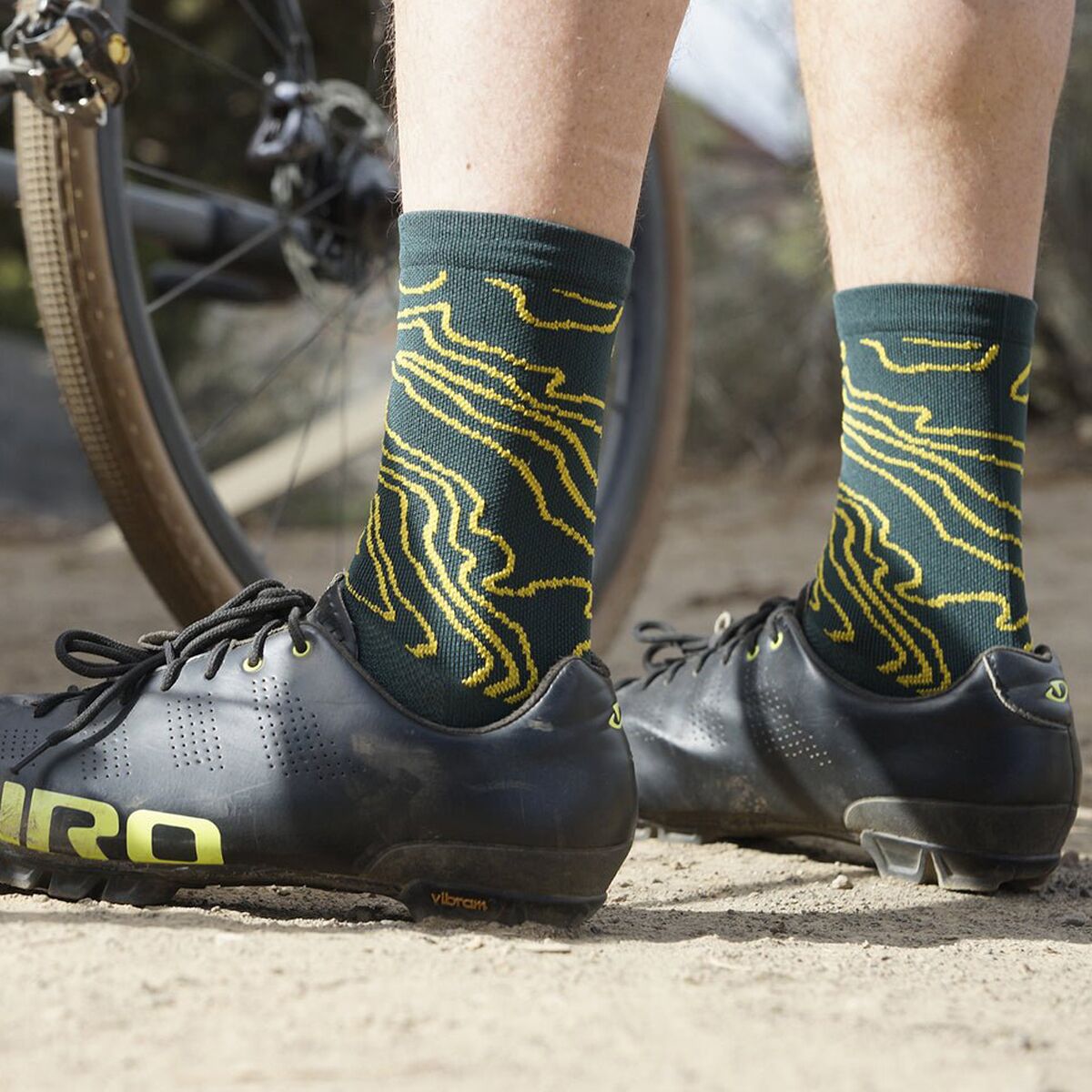 DeFeet Aireator 6in Topo Sock