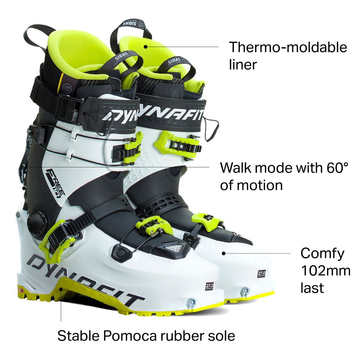Dynafit Hoji Free 110 Alpine Touring Ski Boot - 2023 - Ski