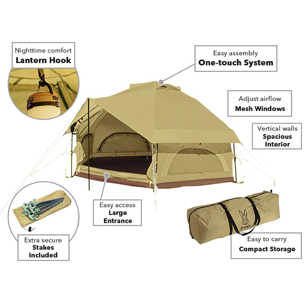 DOD Outdoors Kinoko Mushroom Tent