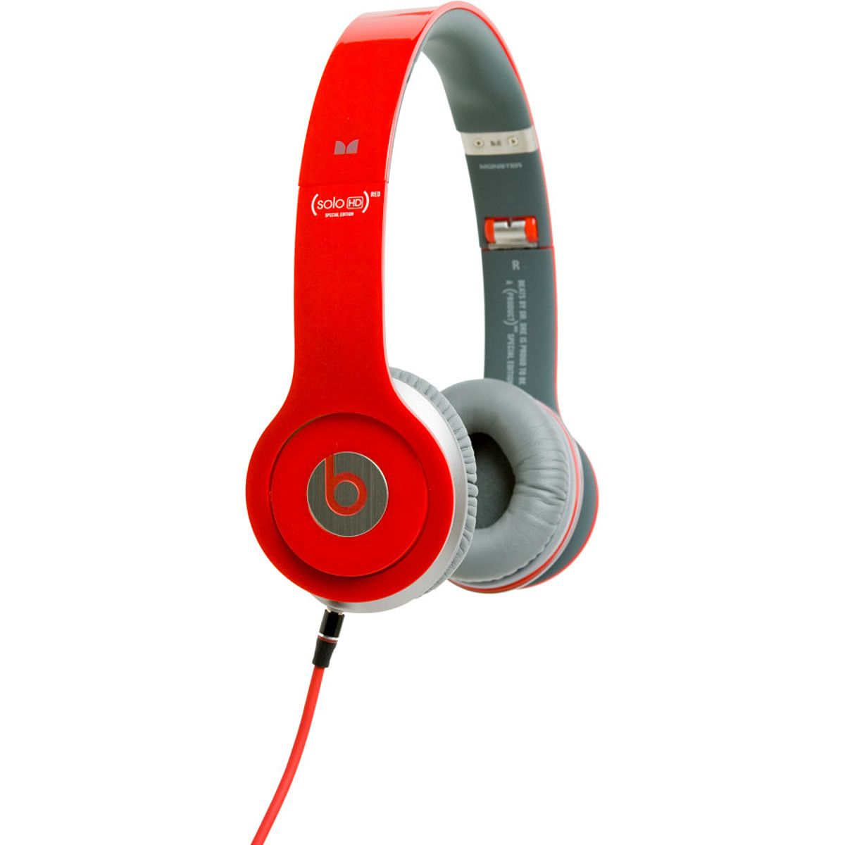 Beats by Dre Beats Solo HD Red High Definition OnEar Headphone