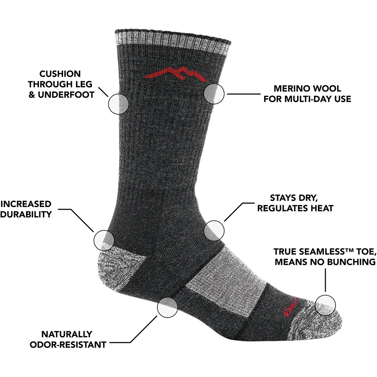 Darn Tough Hiker Boot Cushion Sock - Men´s