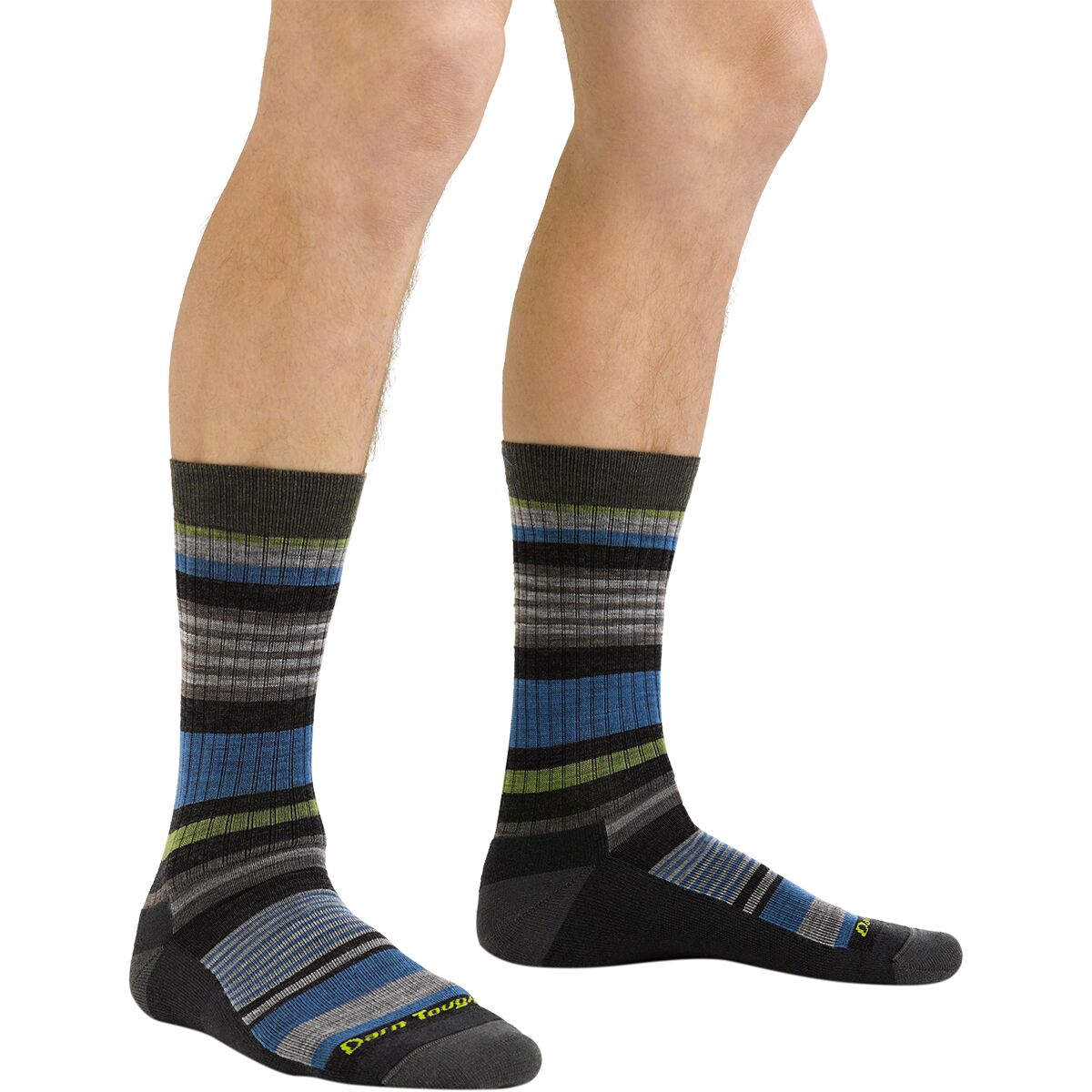 Darn Tough Unstandard Stripe Crew Light Cushion Sock Men's Accessories