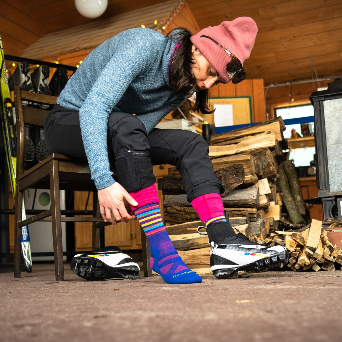 Darn Tough Oslo Nordic Boot Lightweight Cushion Sock -...