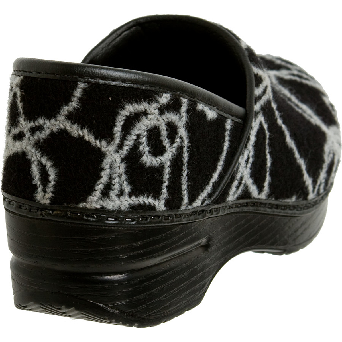 dansko floral felt clogs