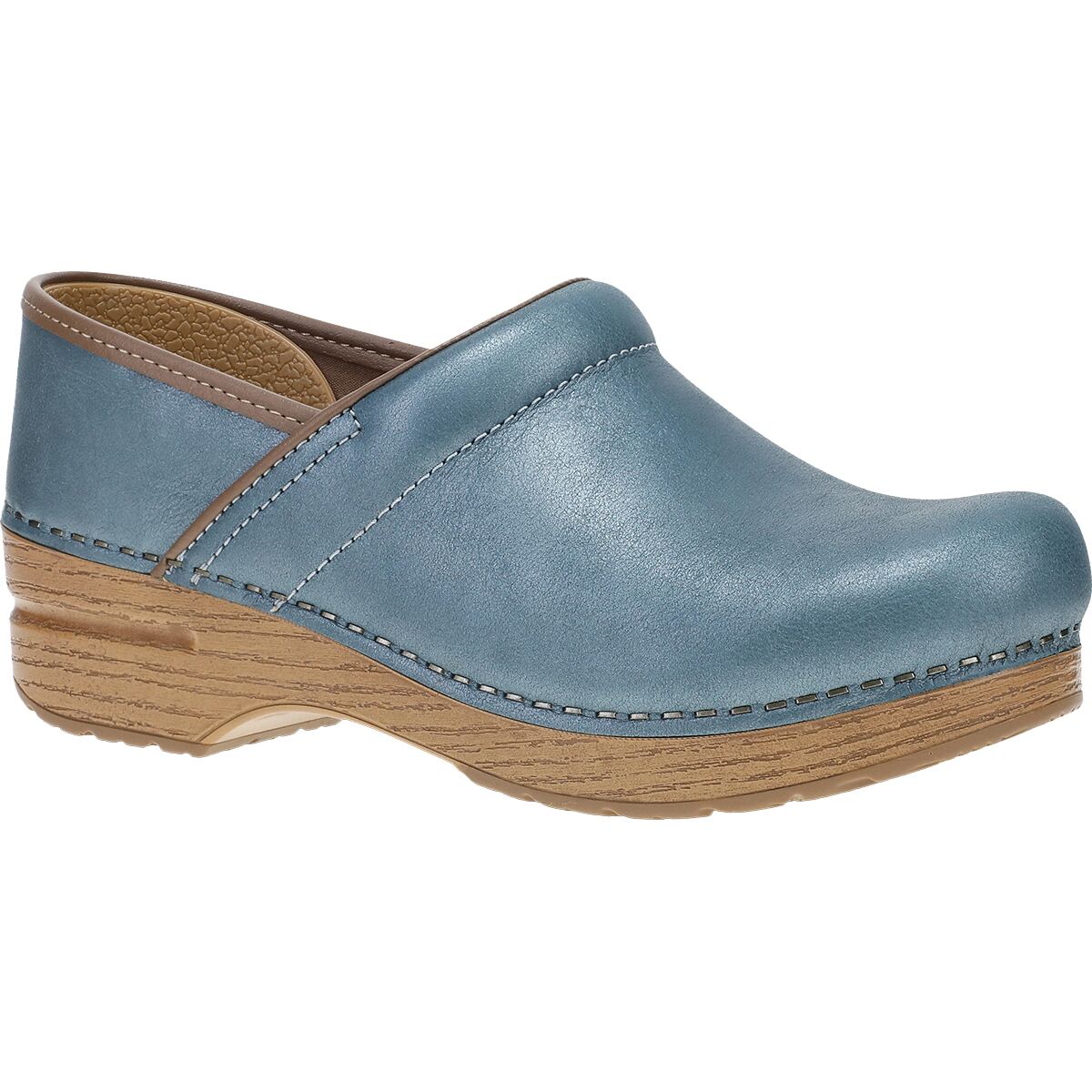 Женские сабо Dansko Professional Clog, цвет: Синий металлик — фото 2