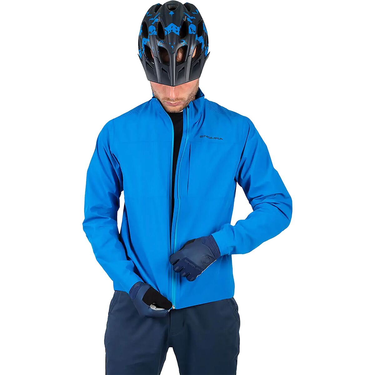 Casque Vélo Endura Hummvee Homme - Rouge Flamme - Taille Unique - Léger Avec 50% Plastique Recyclé