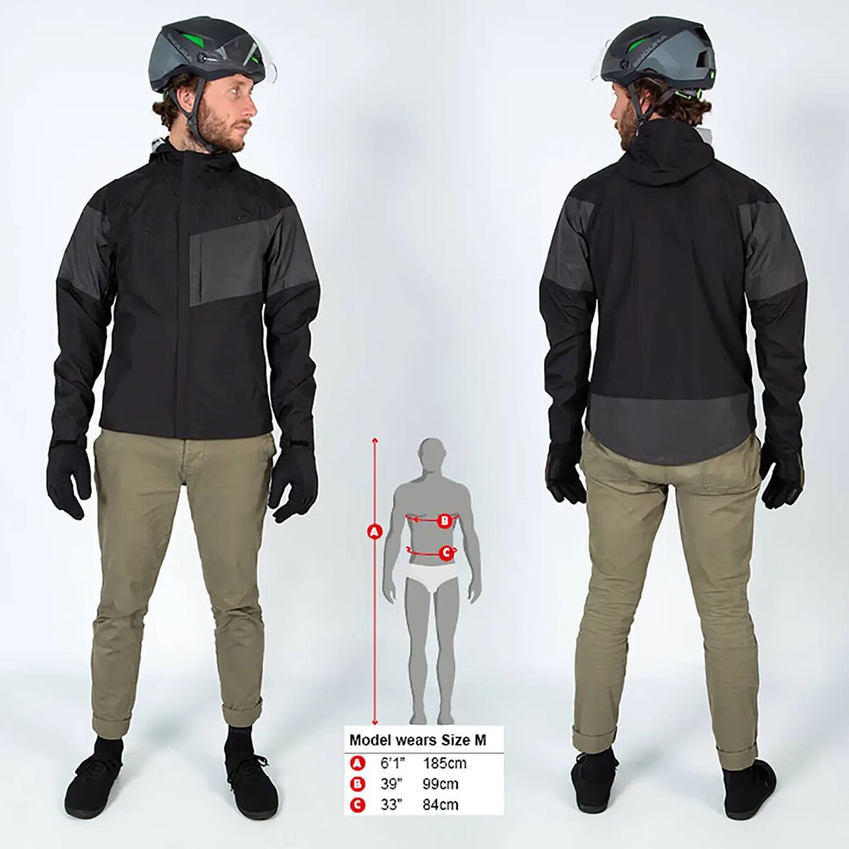 Casque VTT Urbain Endura Urban Luminite Homme - LED Rechargeable Intégrée - Visible De Nuit