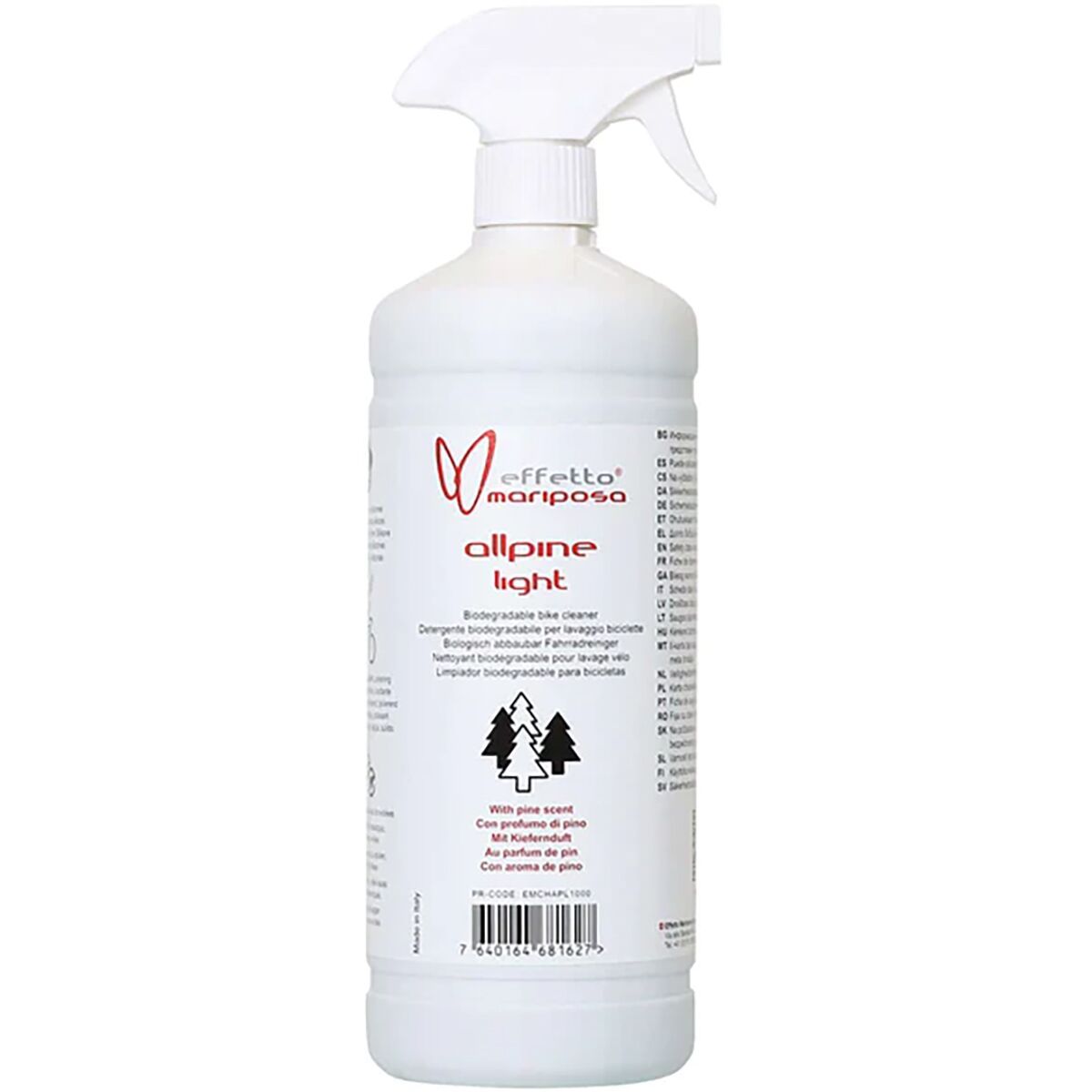 Effetto Mariposa Allpine Light Biodegradable Bicycle Cleaner