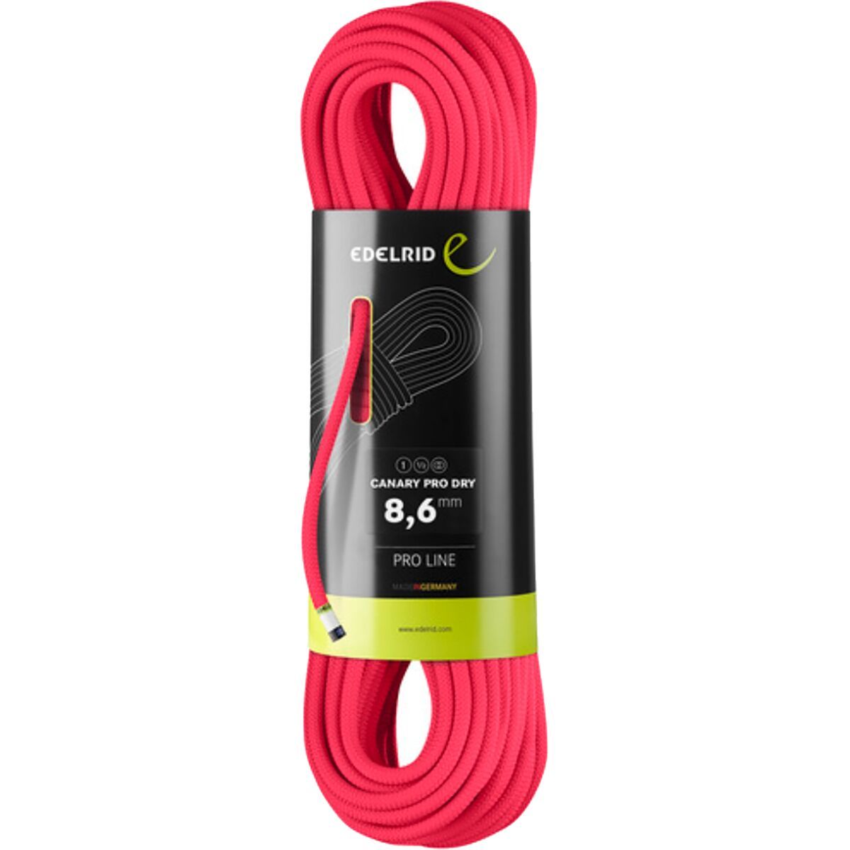 Edelrid Canary Pro Dry Climbing Rope - 8.6mm