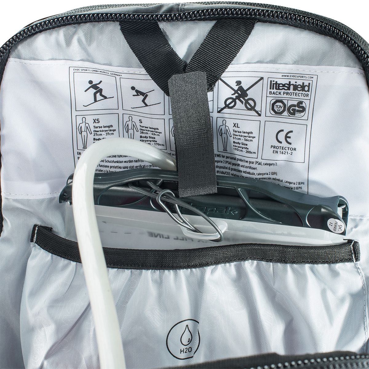 Evoc FR Trail Unlimited Protector 20L Hydration Pack Hike & Camp