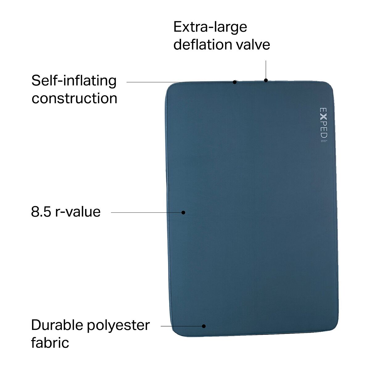 Exped DeepSleep Mat Duo 7.5 Sleeping Pad Hike & Camp