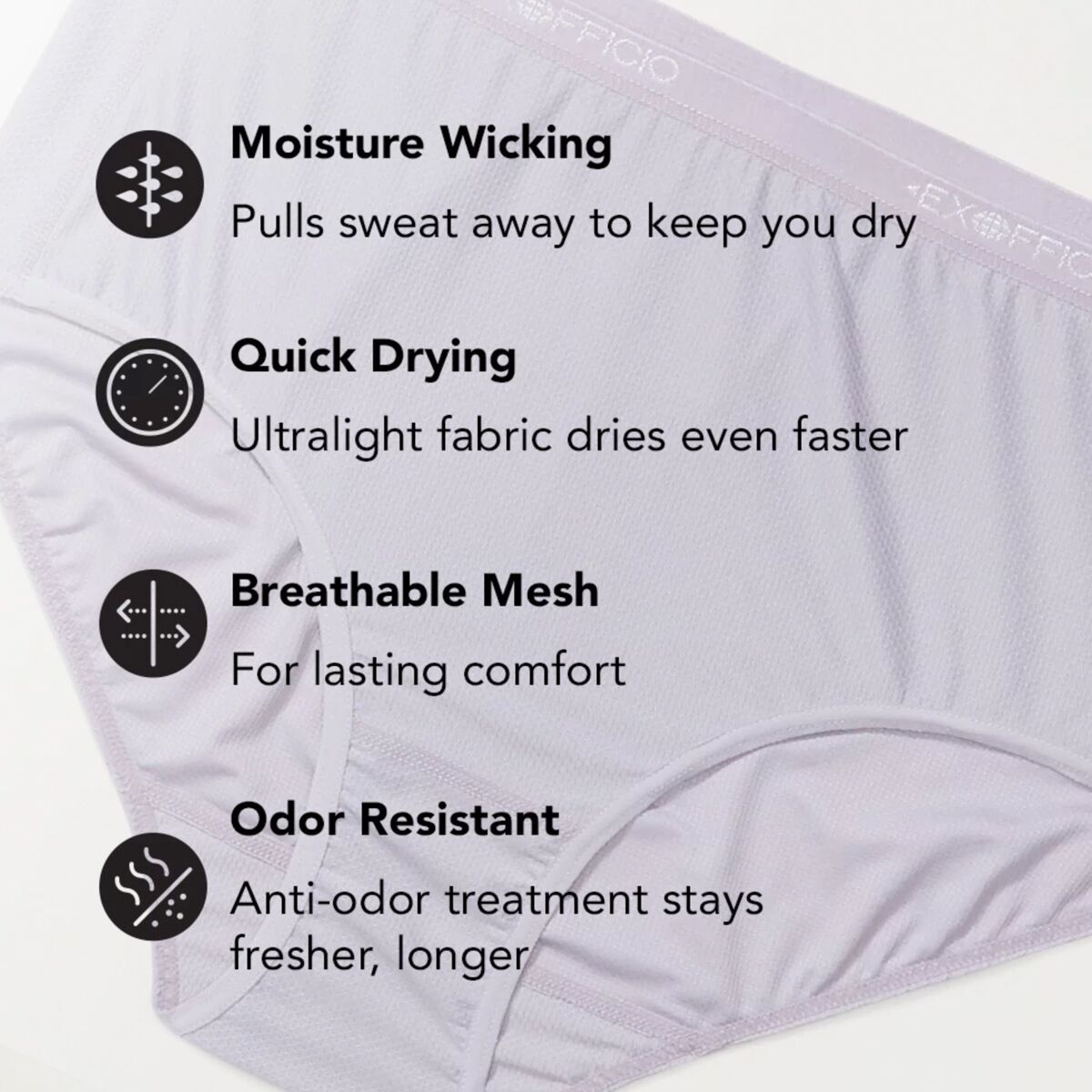Exofficio Women's Give-n-go 2.0 Full-cut Briefs - Small - Ink