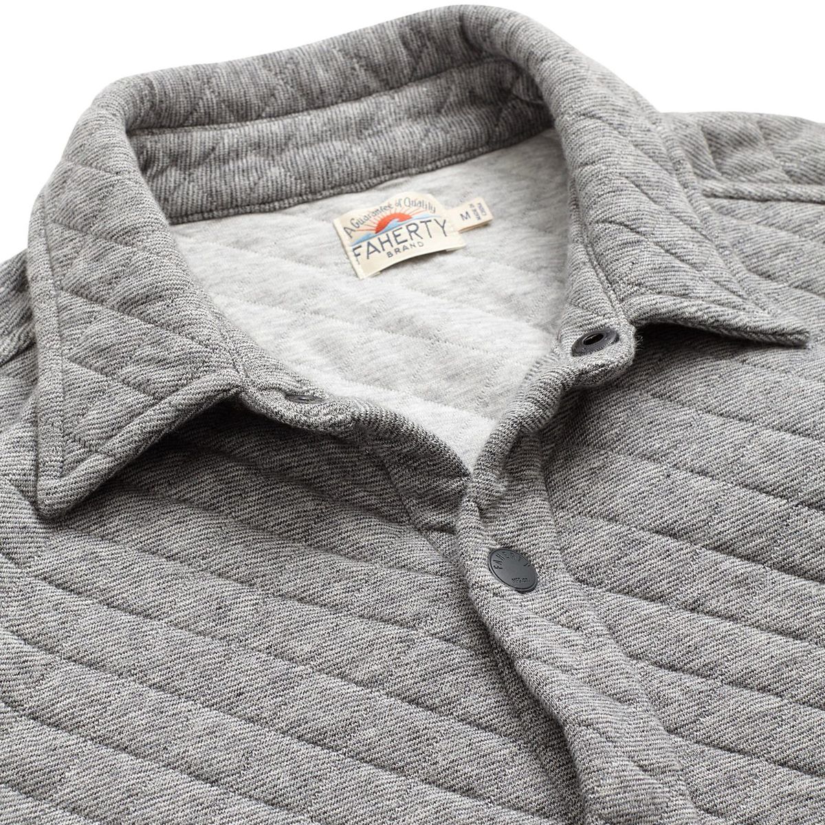 Faherty Quilted Belmar Snap Shirt Men's Clothing
