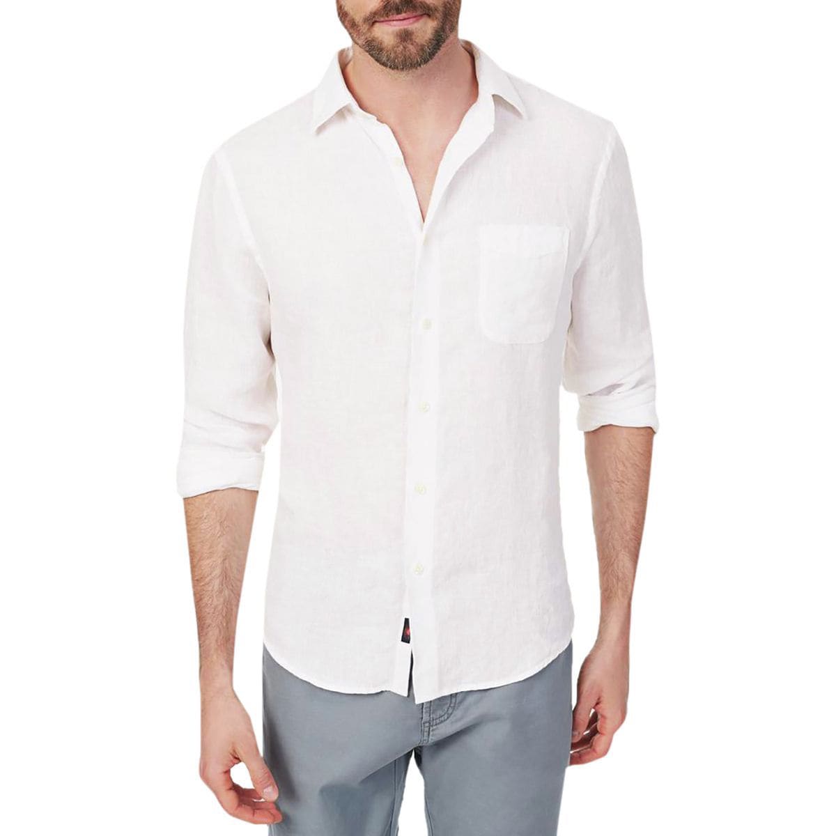 Faherty Linen Shirt - Men's - Clothing