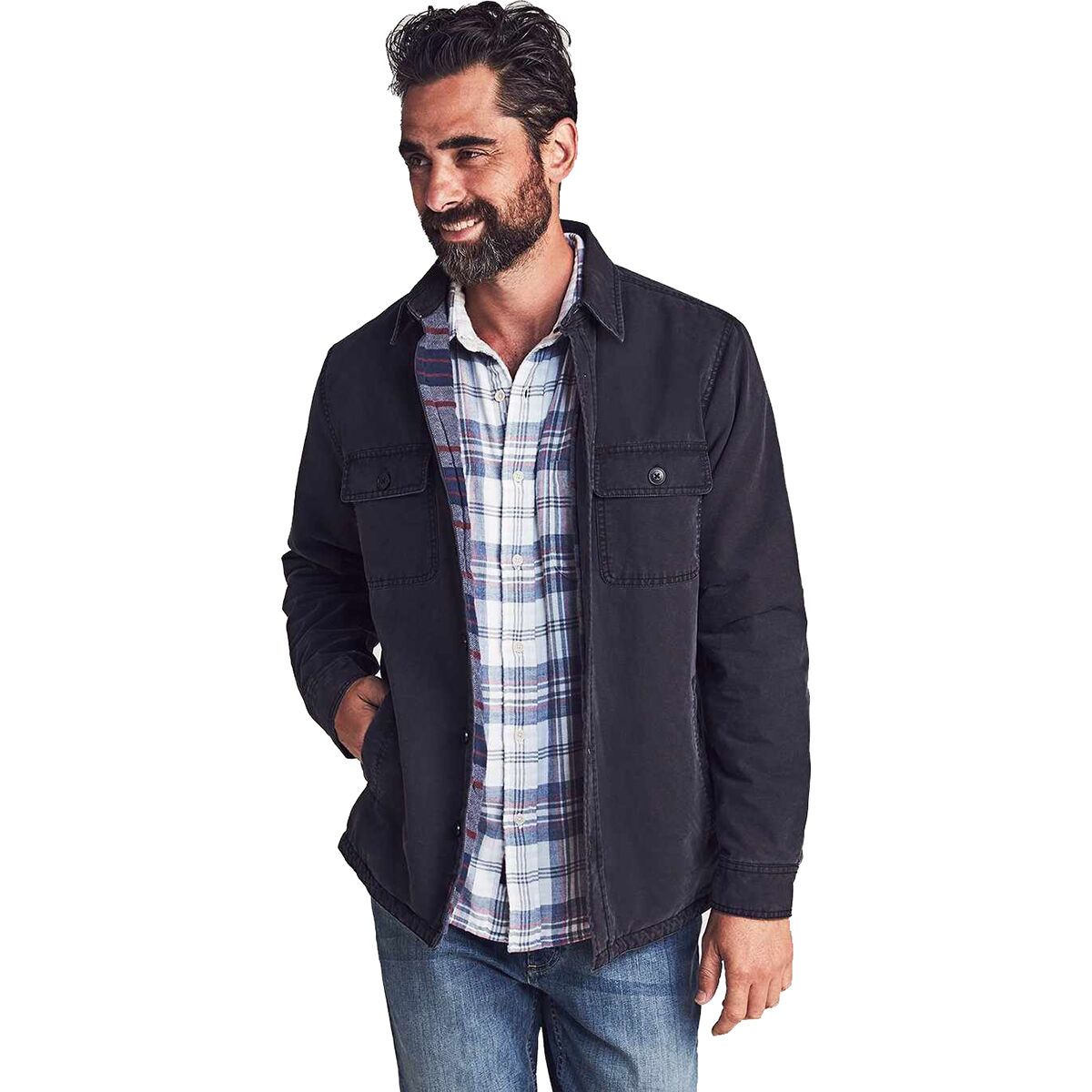 Faherty Blanket Lined CPO Jacket Men's Clothing