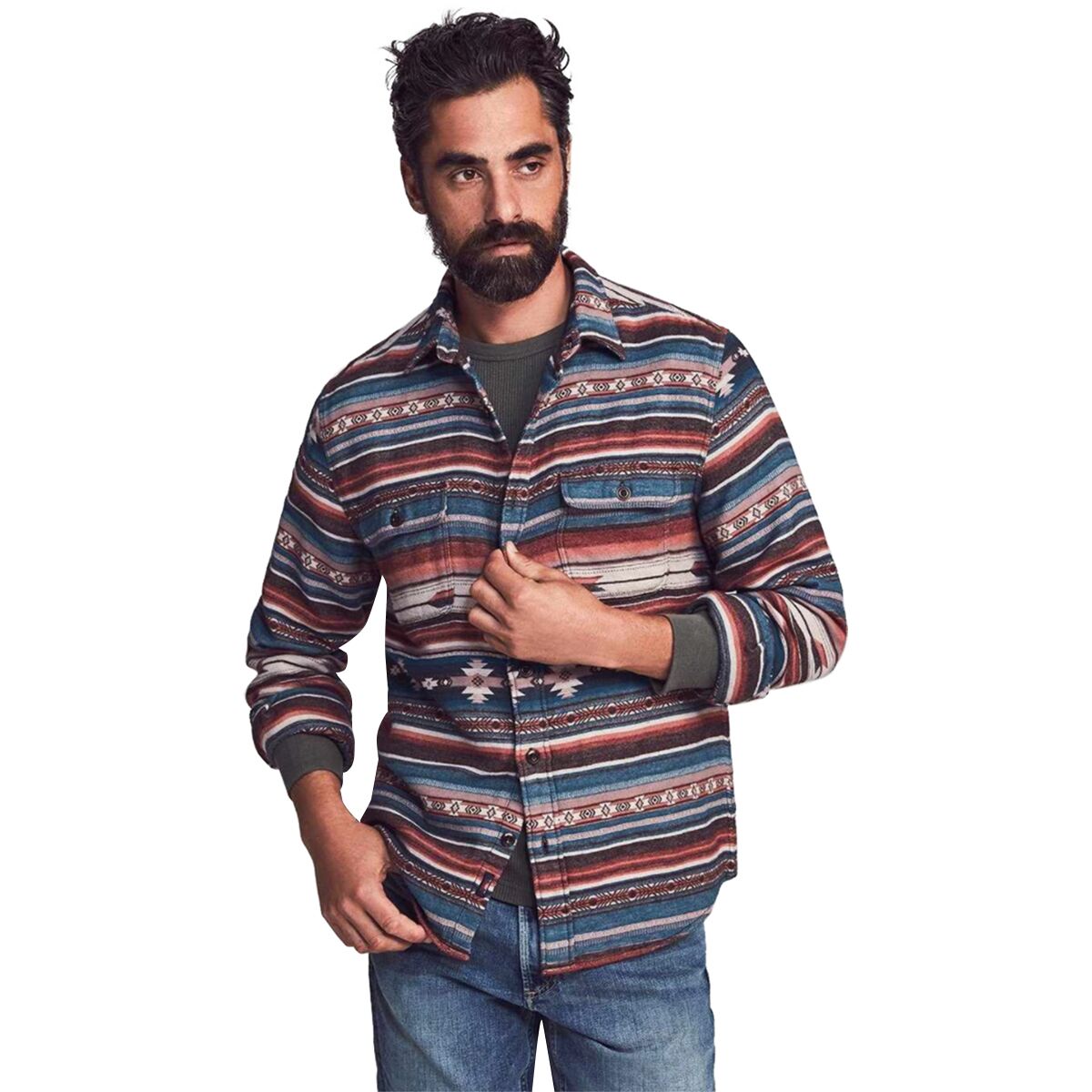 Faherty Canyon Overshirt Men's Clothing