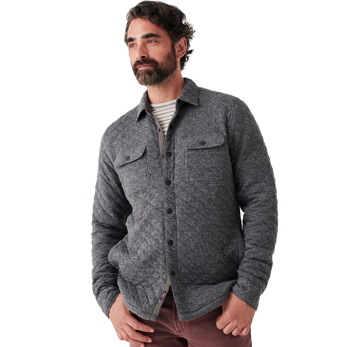 Faherty CPO Epic Quilted Fleece Men's Clothing