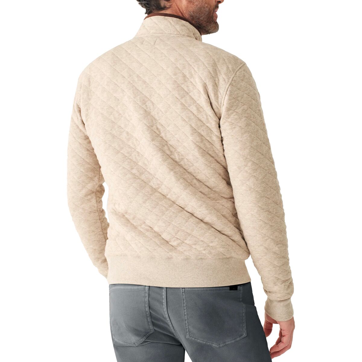 Faherty Epic Quilted Fleece Pullover Men's Clothing