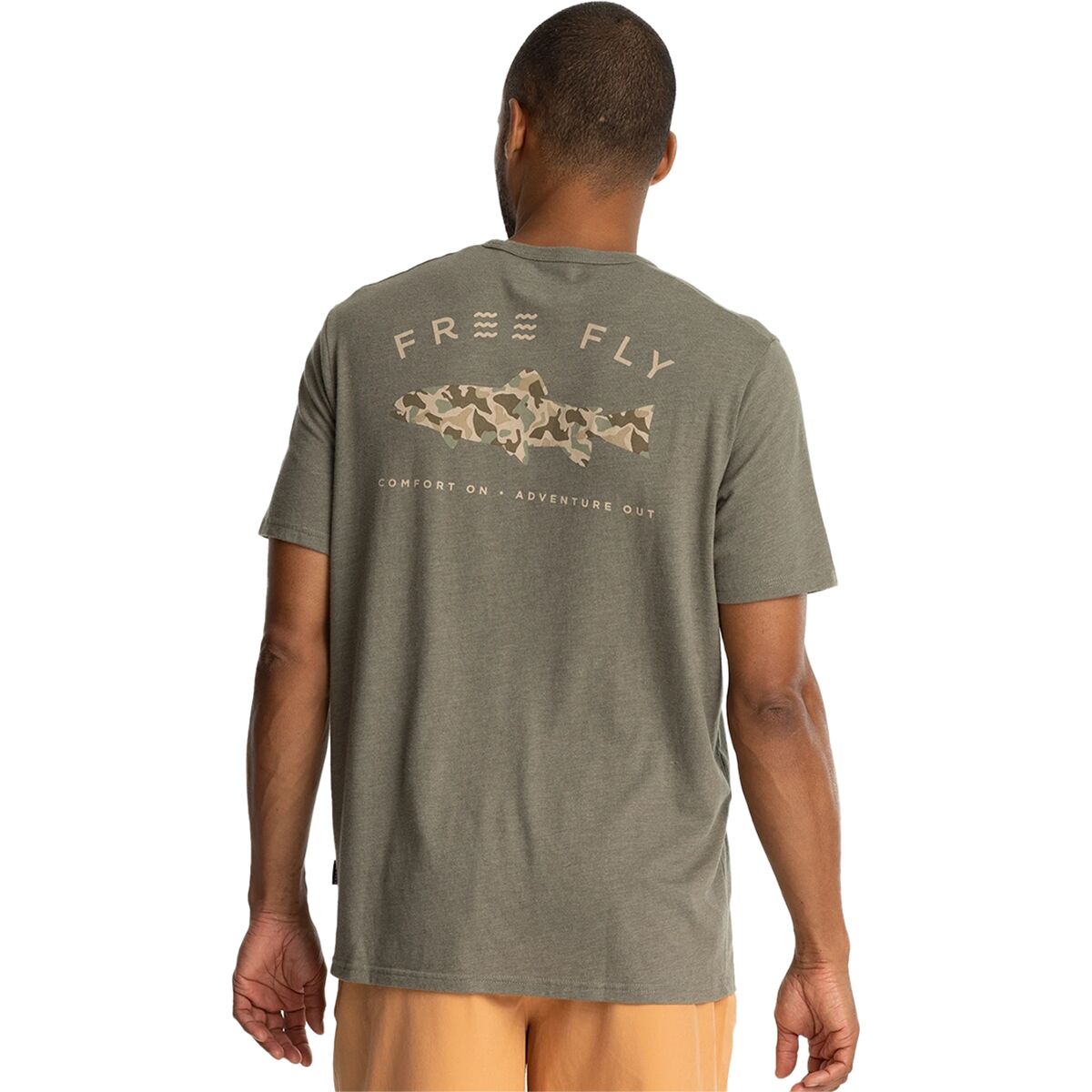 Free Fly Trout Camo Pocket T-Shirt - Men´s