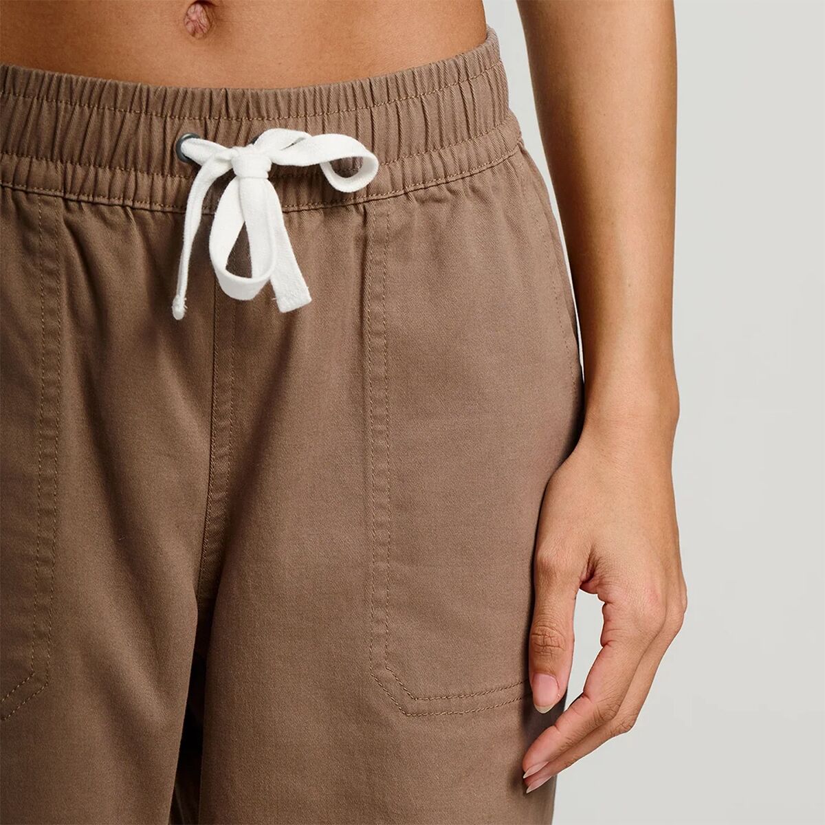 Женские брюки Free Fly Pacifica Twill, цвет: Серо-бежевый — фото 4