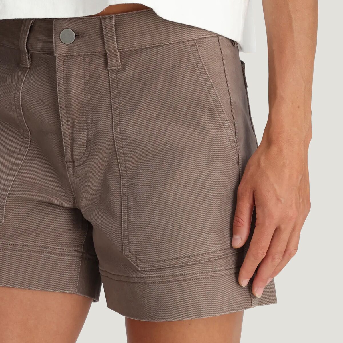 Женские шорты Free Fly Folly Twill, цвет: Серо-бежевый — фото 6