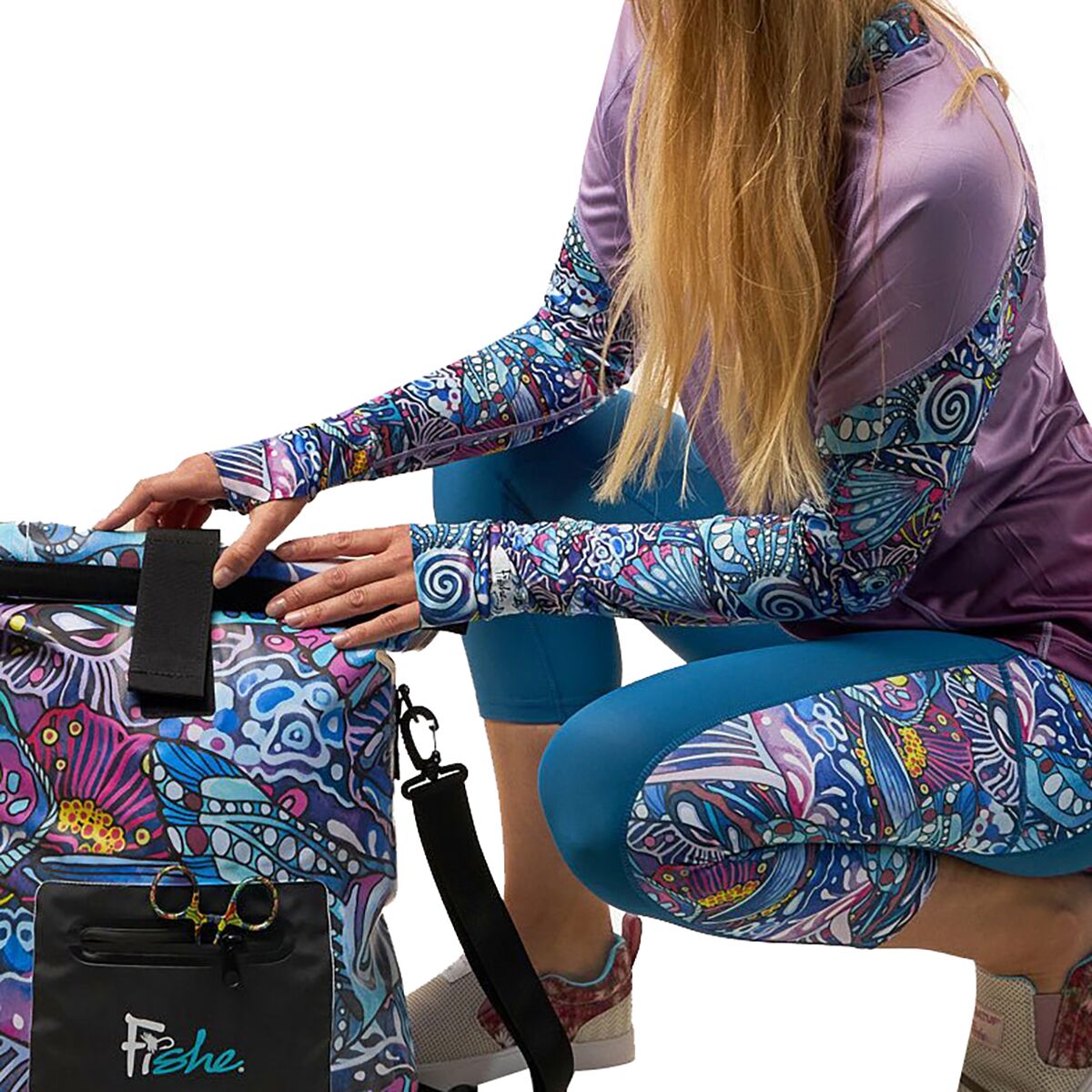 Fishe Dry Bag 22L Roll Tote Bag