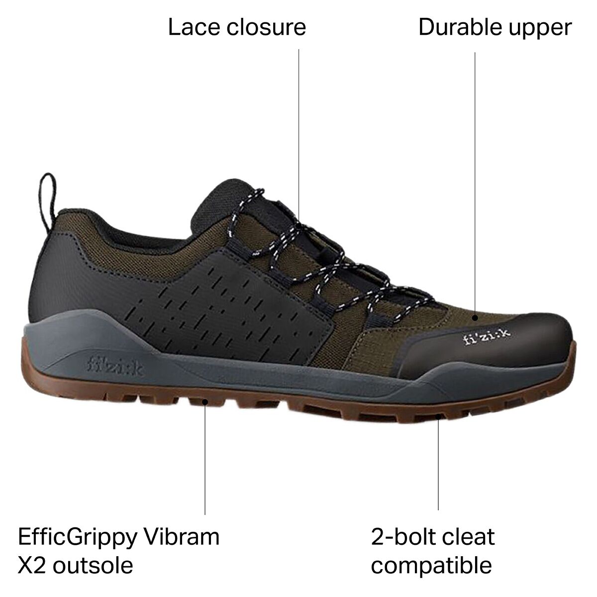 Fi´zi:k Terra Ergolace X2 Mountain Bike Shoe