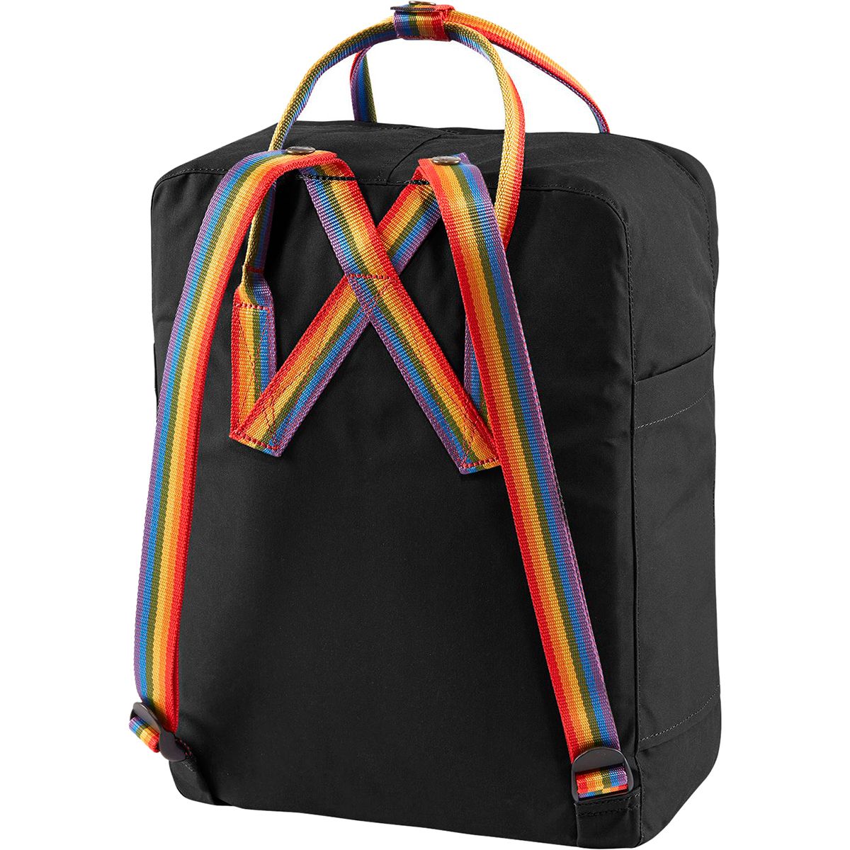 Рюкзак Fjallraven Kanken Rainbow 16L, цвет: Чёрный / Разноцветный — фото 2