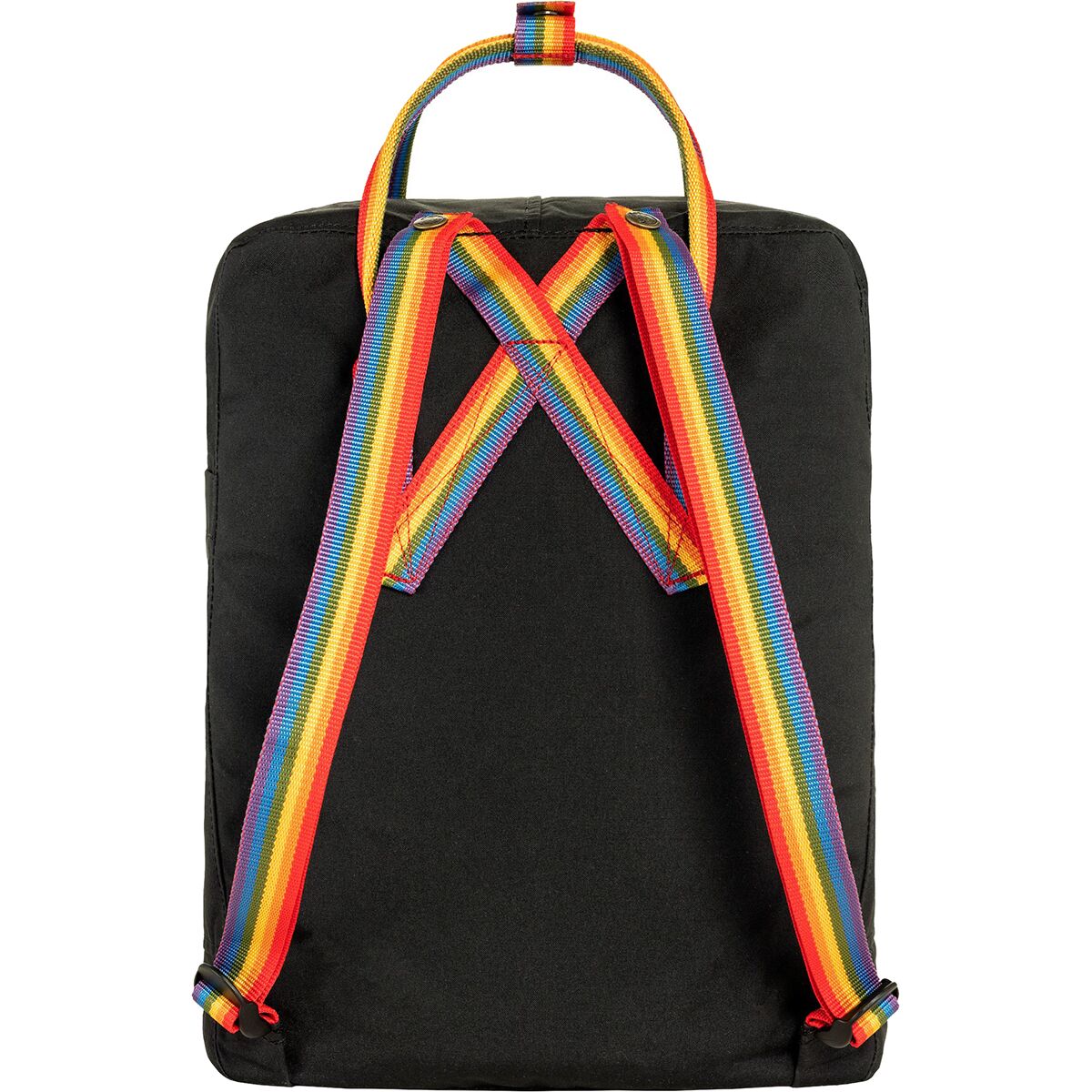 Рюкзак Fjallraven Kanken Rainbow 16L, цвет: Чёрный / Разноцветный — фото 3