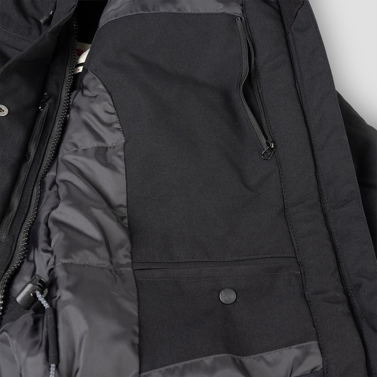 Женская куртка Fjallraven Nuuk Insulated, цвет: Чёрный — фото 5