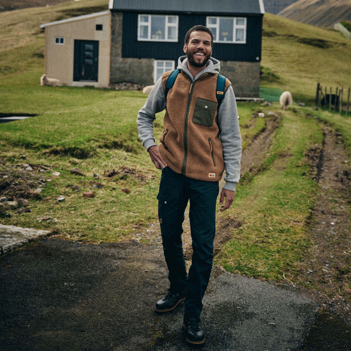 Fjallraven Logo Hoodie - Men´s