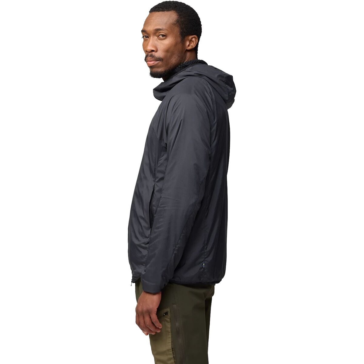 Мужская куртка Fjallraven Keb Thermal Wind, цвет: Чёрный — фото 8