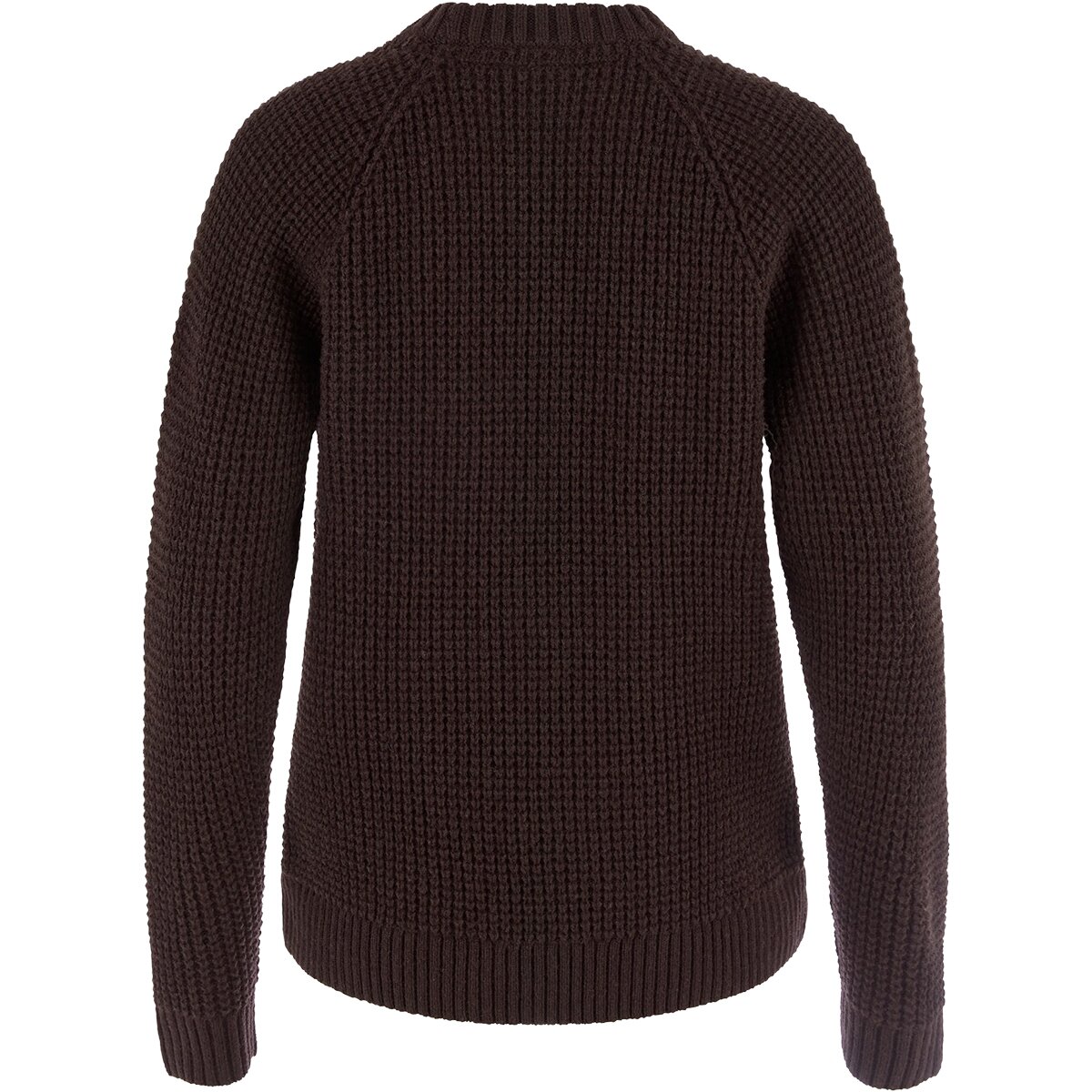 Женский топ Fjallraven Ovik Waffle Knit Top, цвет: Чёрный дубовый — фото 2