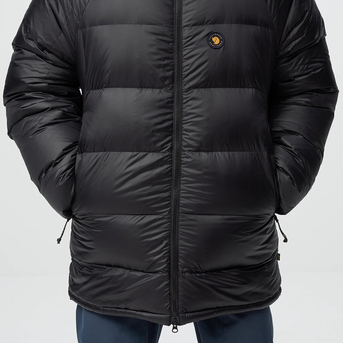 Мужская куртка Fjallraven Bergtagen Topp Down, цвет: Чёрный — фото 7