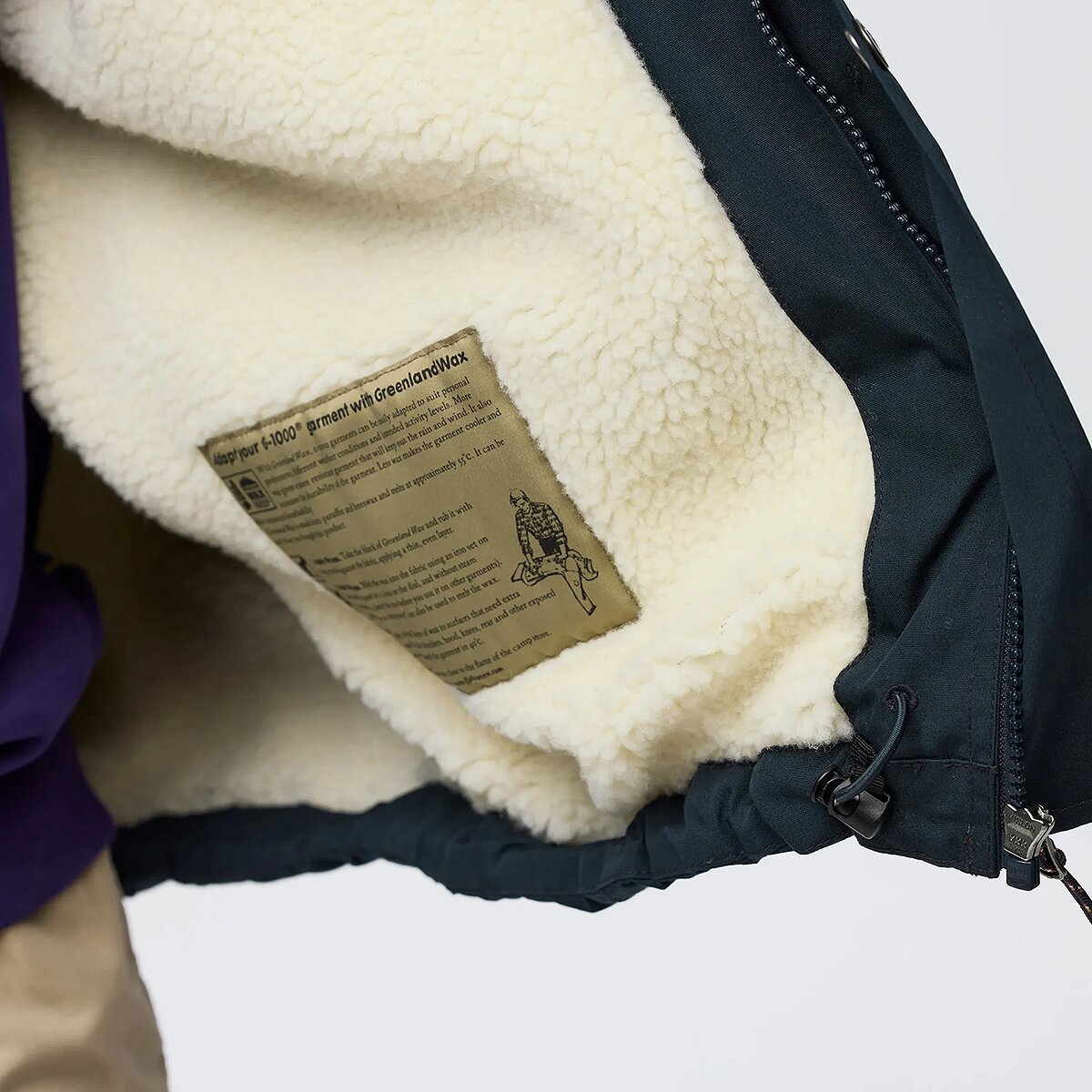 Мужская куртка Fjallraven Vardag G-1000 Pile, цвет: Тёмный тёмно-синий — фото 5