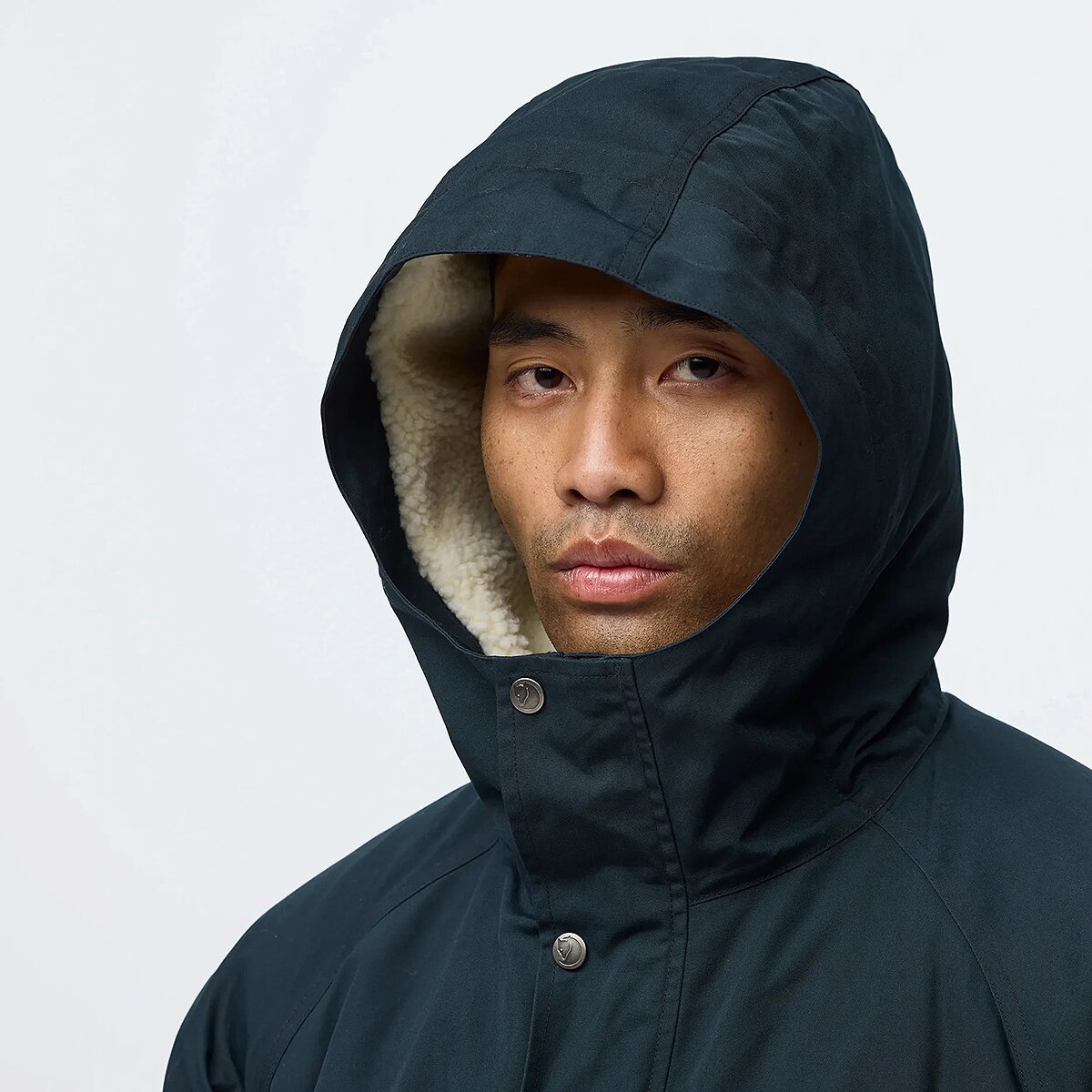 Мужская куртка Fjallraven Vardag G-1000 Pile, цвет: Тёмный тёмно-синий — фото 8