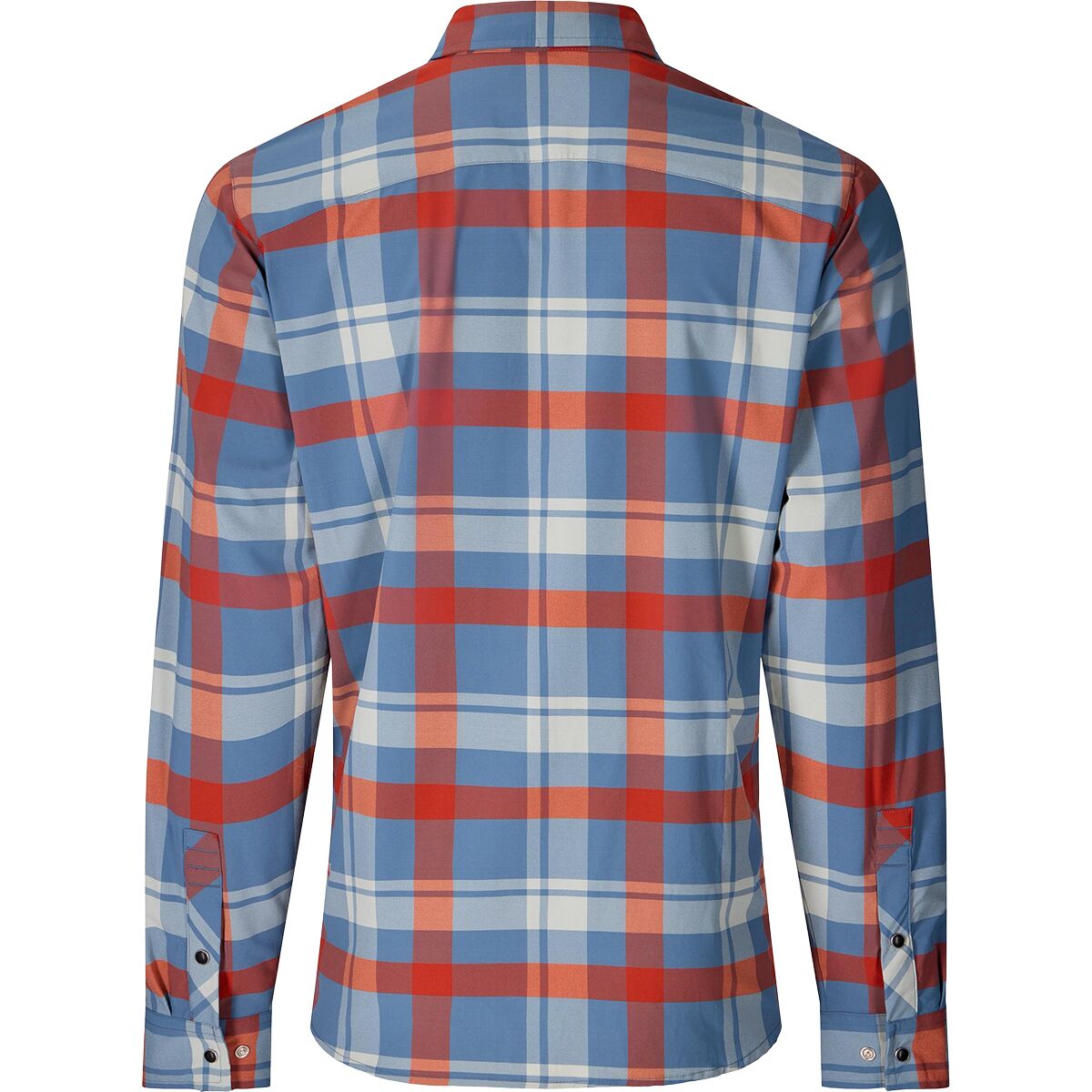 Мужская рубашка Flylow Royal Chambray, цвет: Океанский / Клетчатый — фото 2