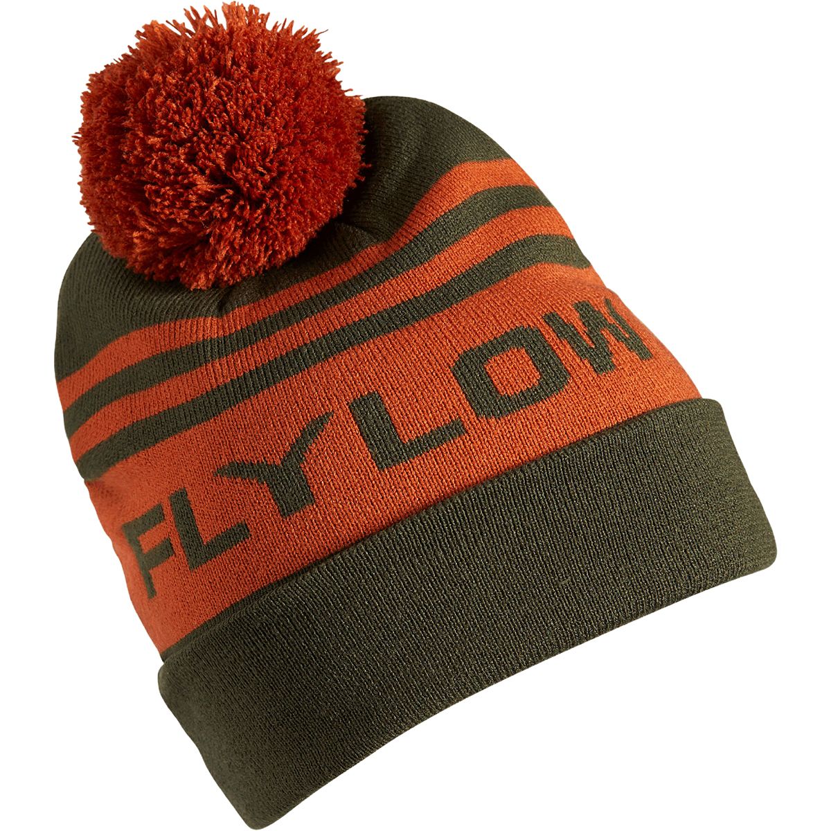 Flylow OG Pom Unisex Beanie – Rib Knit Ski Hat With Pom-Pom, One Size Fits Most, Choose Your Color