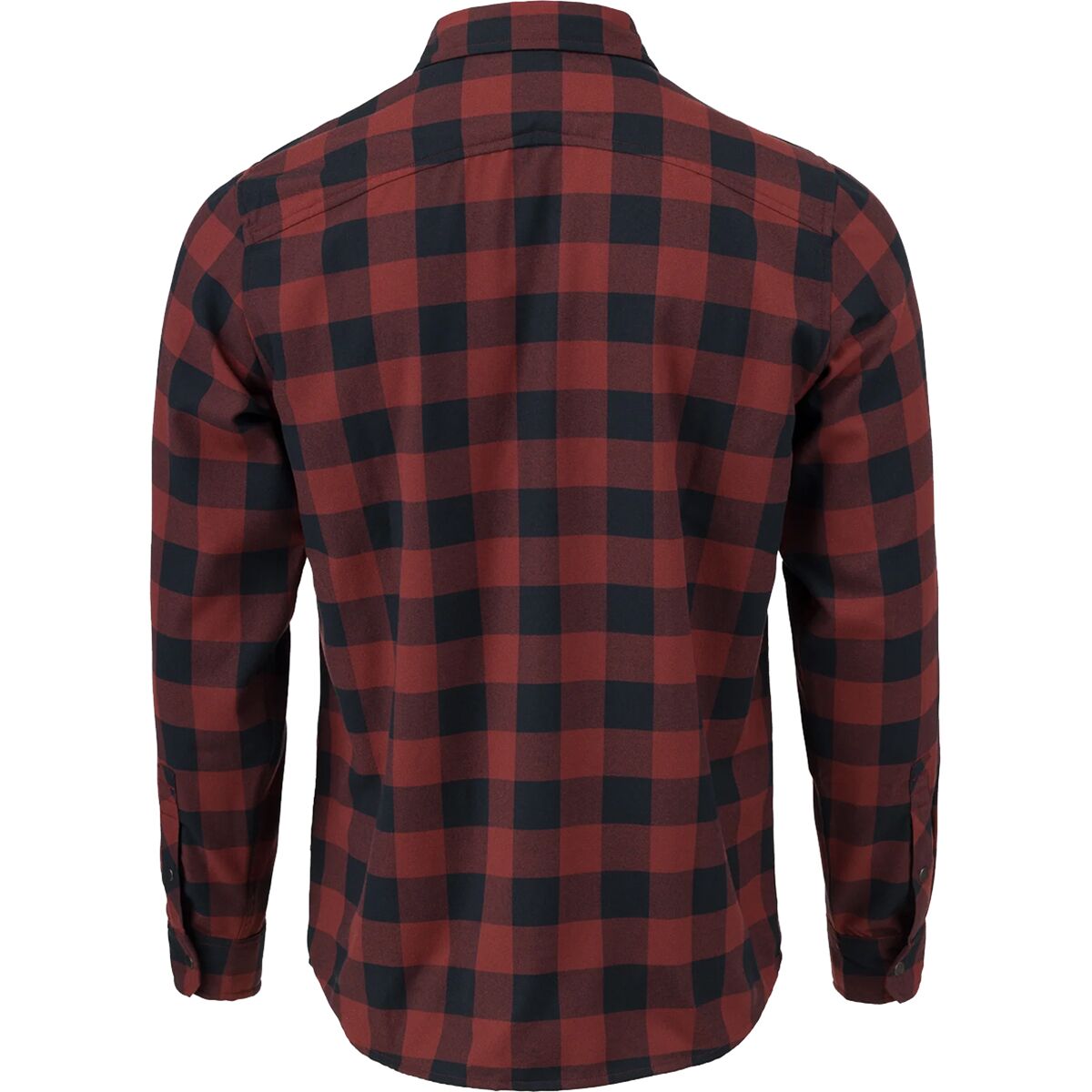 Мужская рубашка Flylow Handlebar Tech Flannel, цвет: Чёрный клетчатый — фото 5