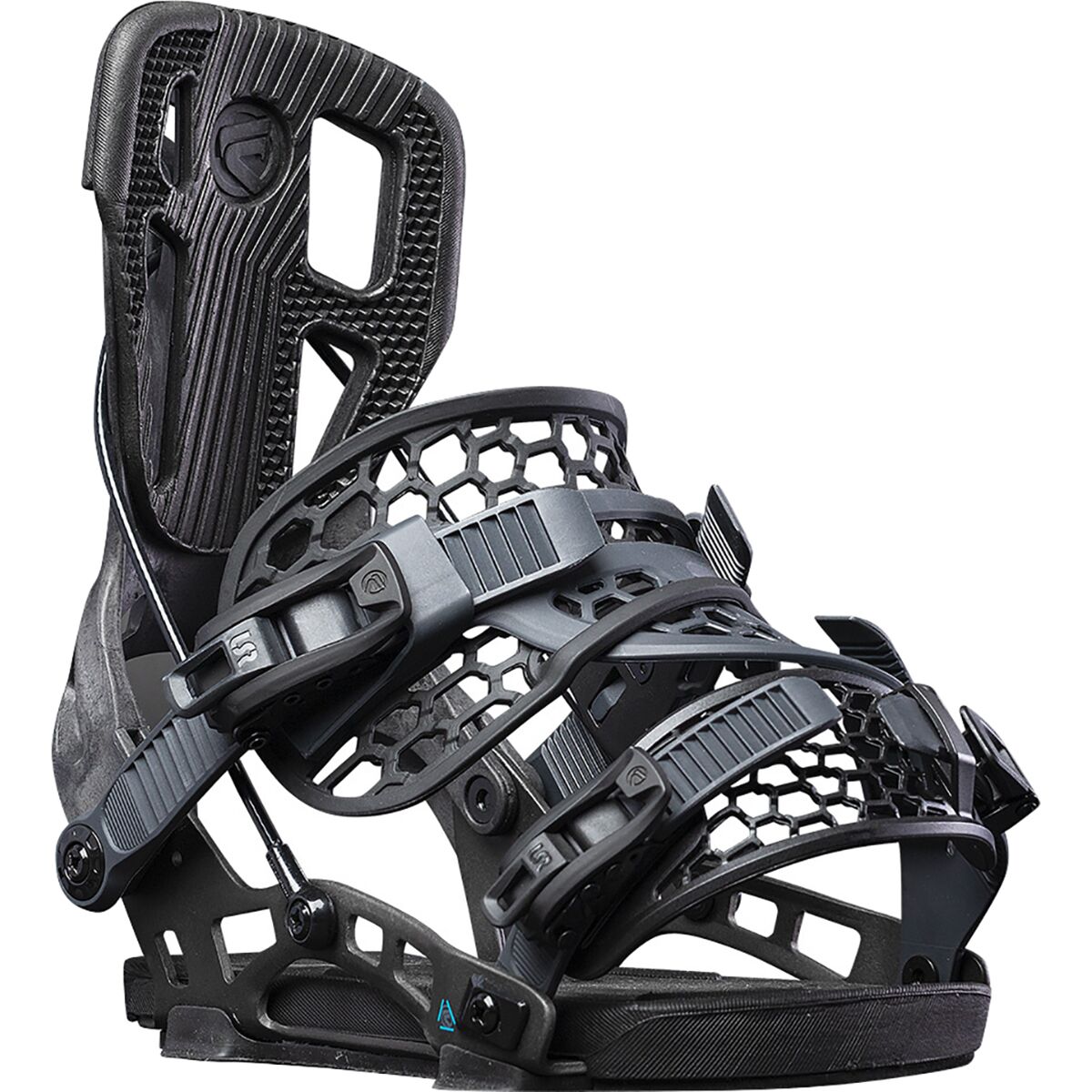 Fixations Snowboard Flow NX2 Aluminium Modback C-Bolt – Ensemble, Noir, Neuf