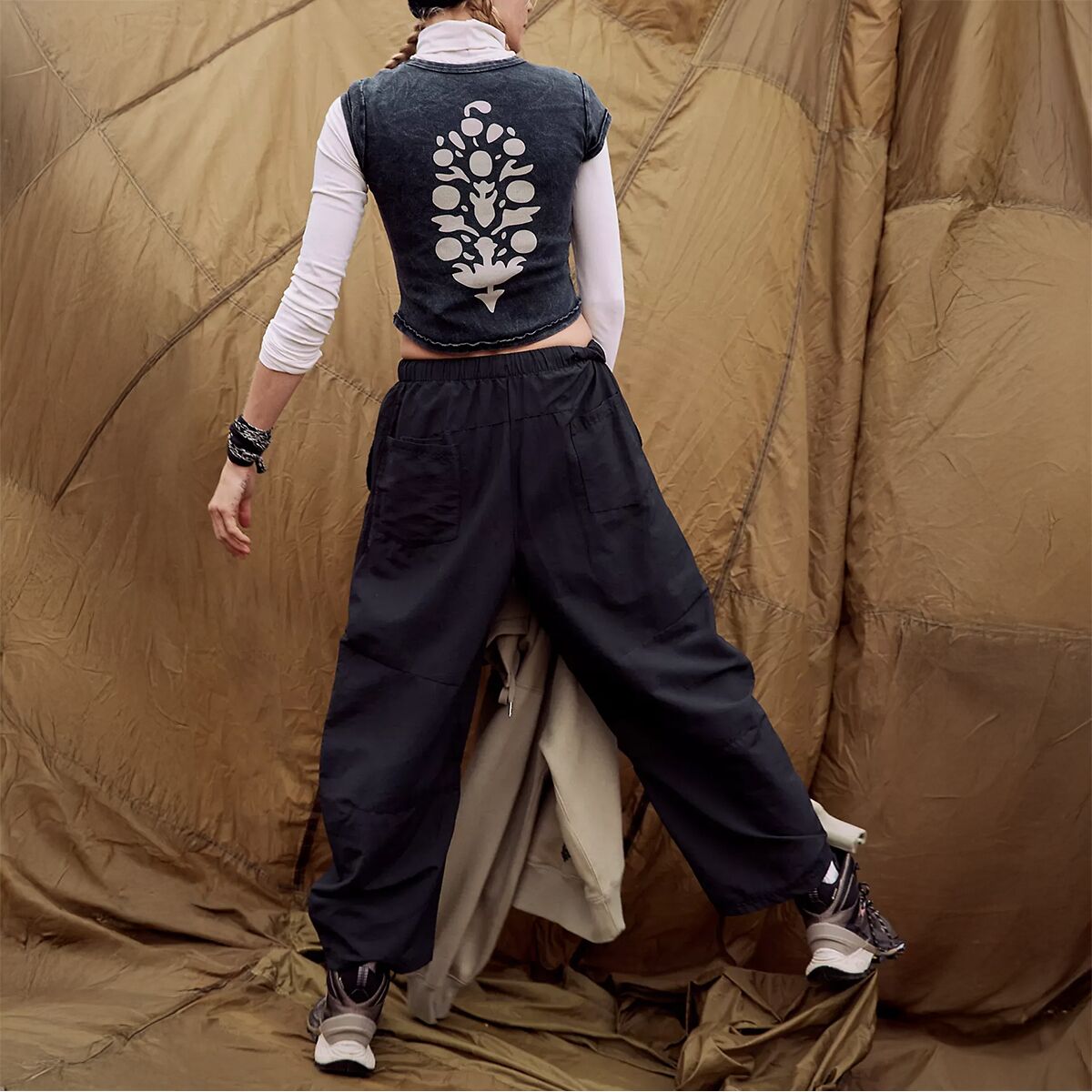 Женские брюки FP Movement Game Day Pant, цвет: Чёрный — фото 3