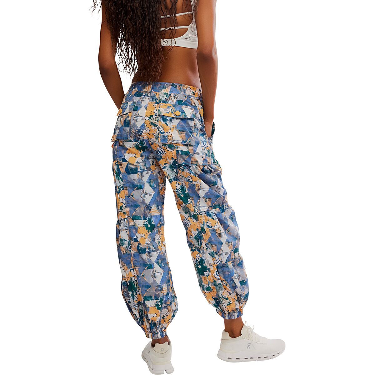 Женские брюки FP Movement Printed Set Me Free Pant, цвет: Тёмно-синий комбинированный — фото 2