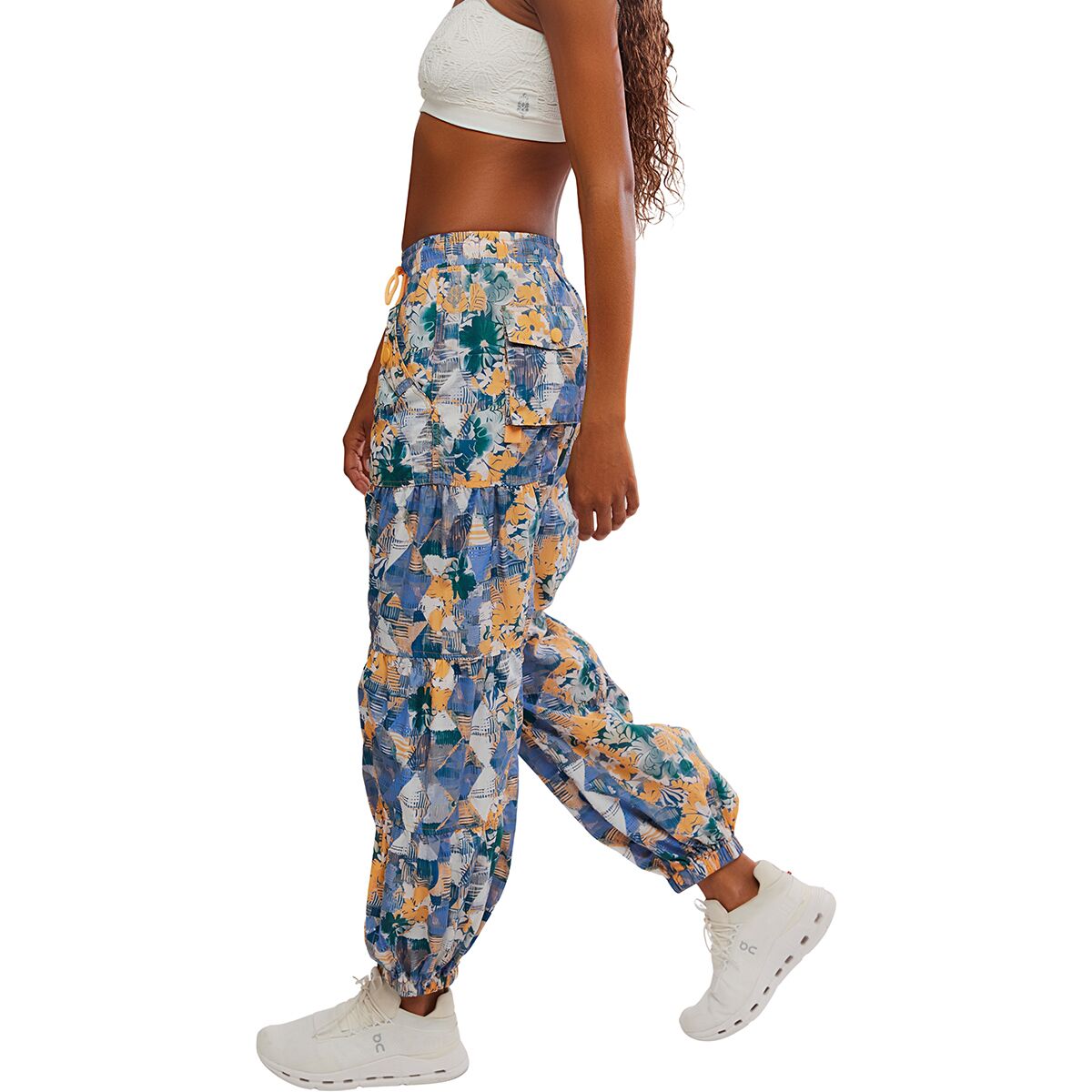 Женские брюки FP Movement Printed Set Me Free Pant, цвет: Тёмно-синий комбинированный — фото 3