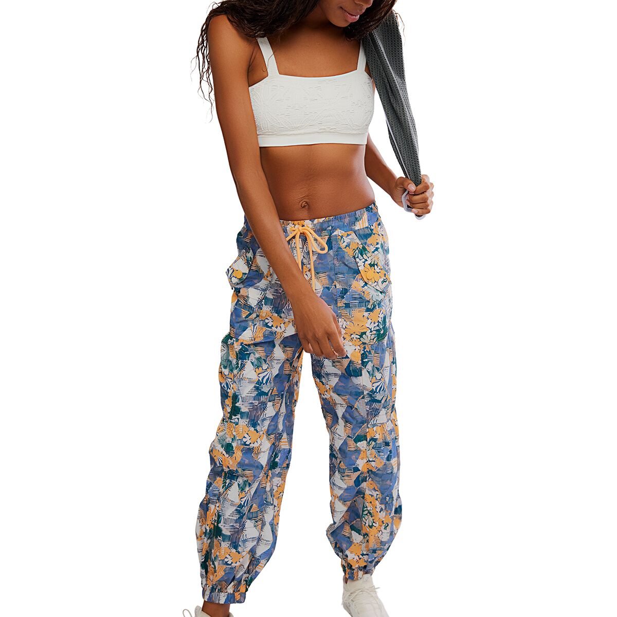 Женские брюки FP Movement Printed Set Me Free Pant, цвет: Тёмно-синий комбинированный — фото 5