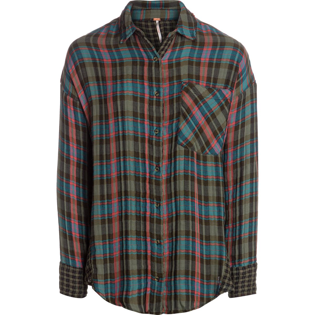 free people one and only button down