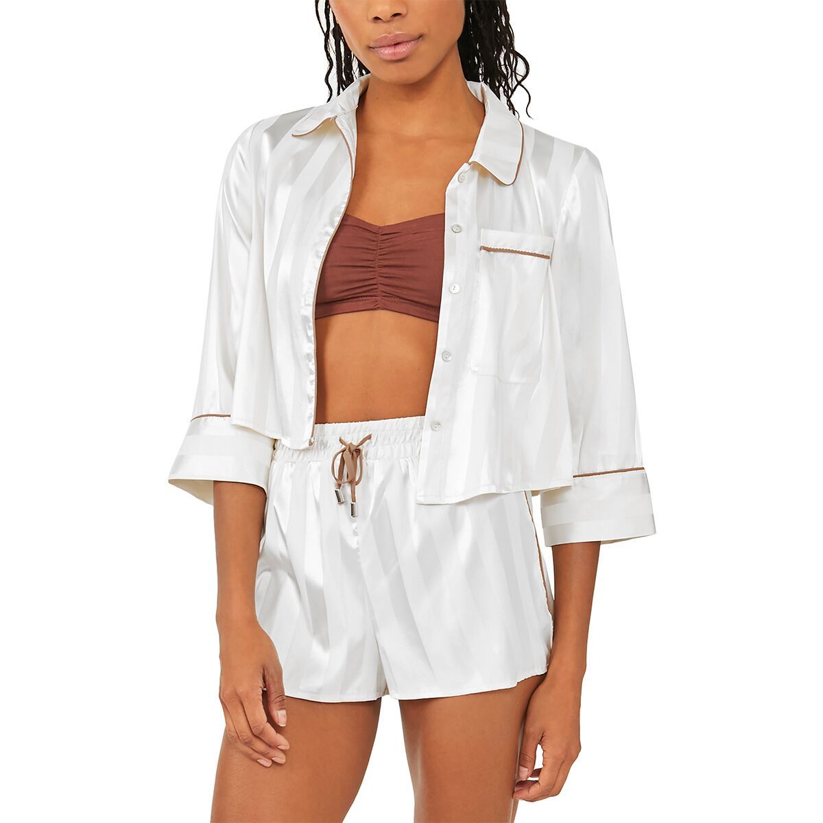 Free People Solid Pillow Talk PJ Set Women's Clothing