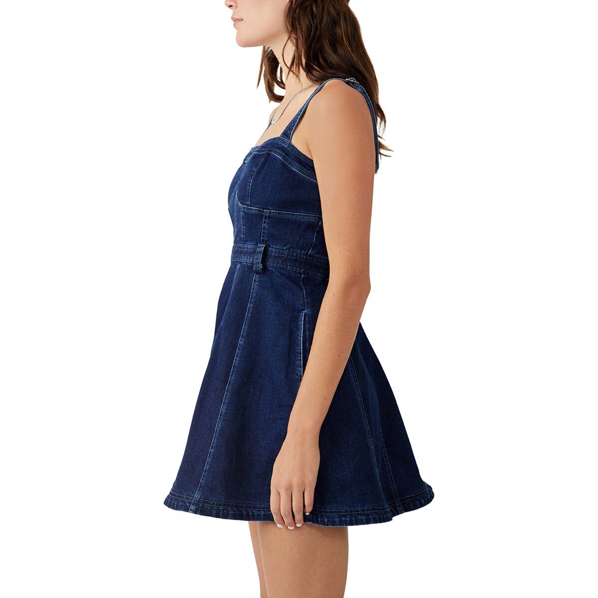 Free People Atlas Denim Mini Dress